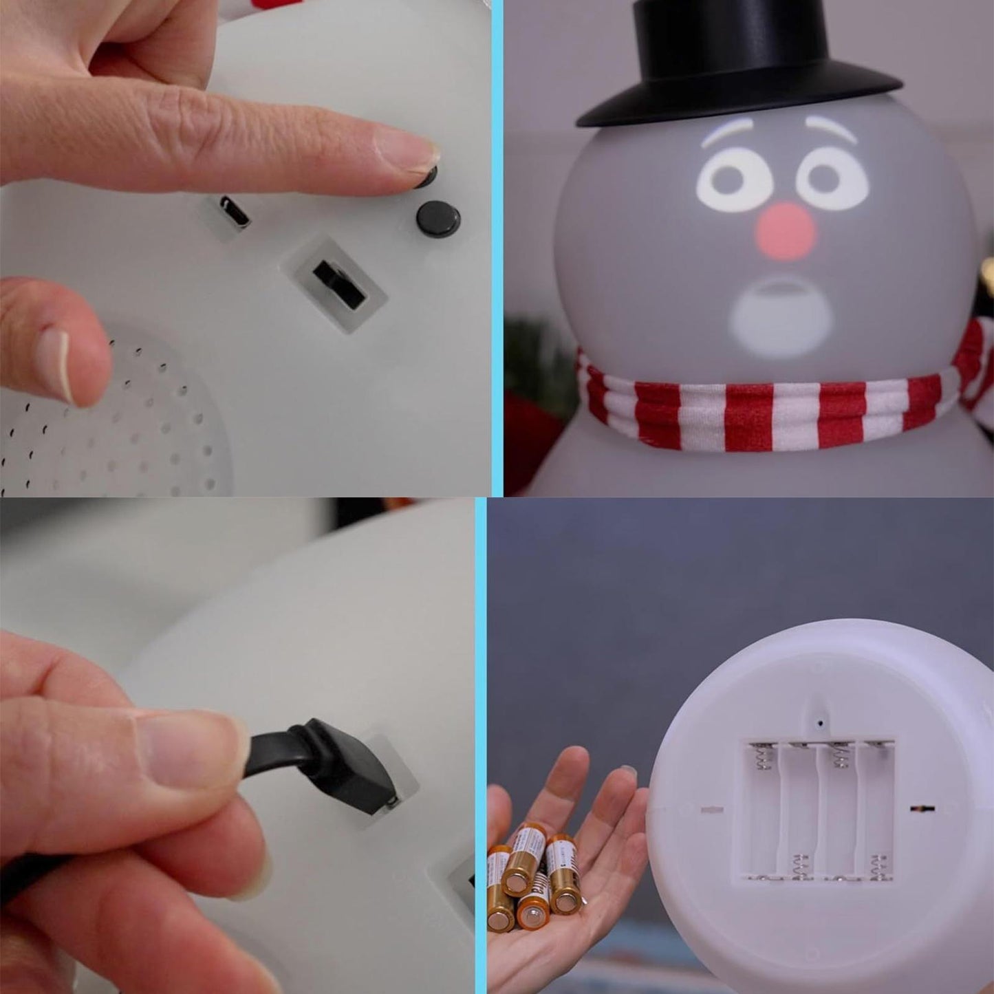 SnowTalk™ Mluvící postavička s projektorem a reproduktorem