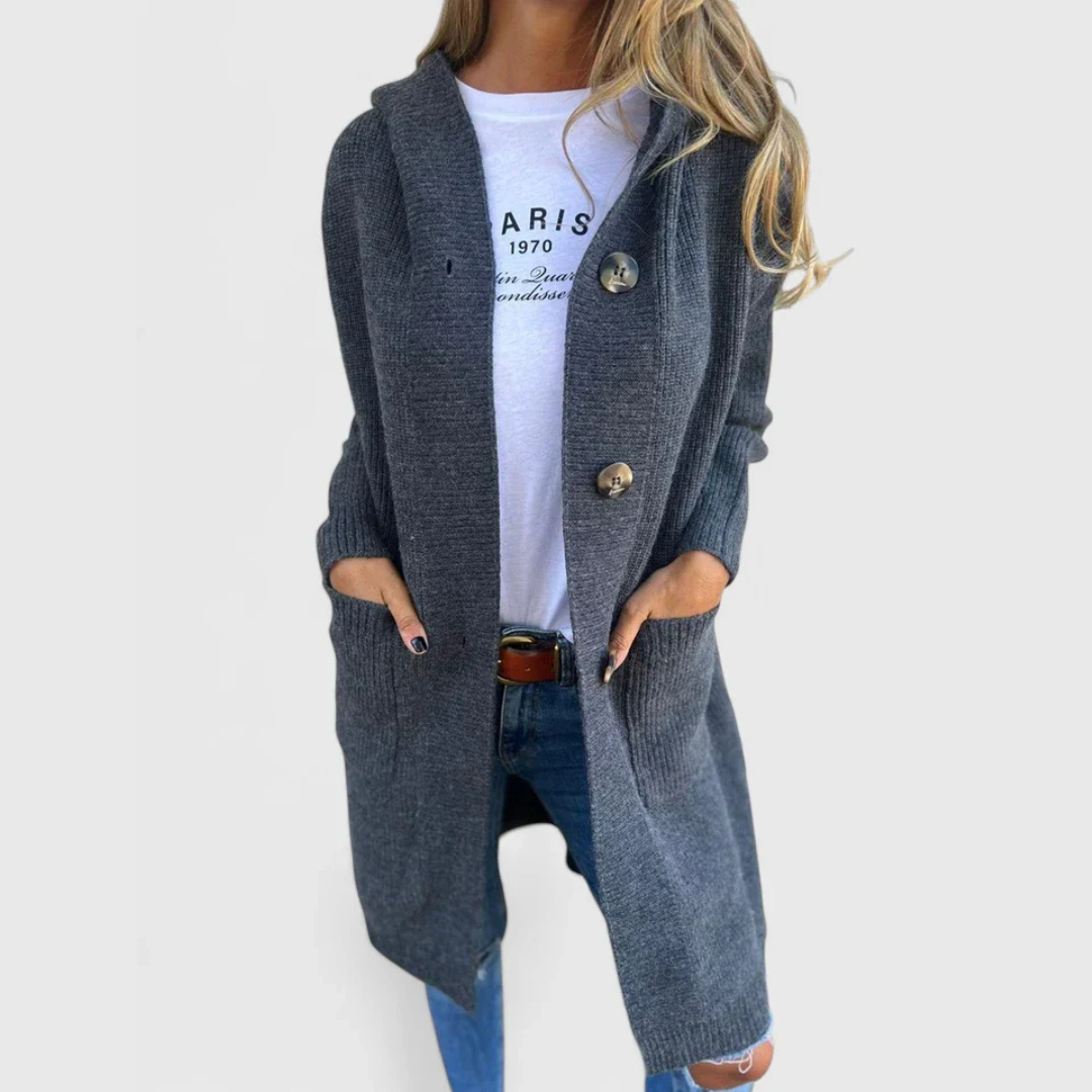 Sofronia Aldi™ Kardigan s kapucí na knoflíky