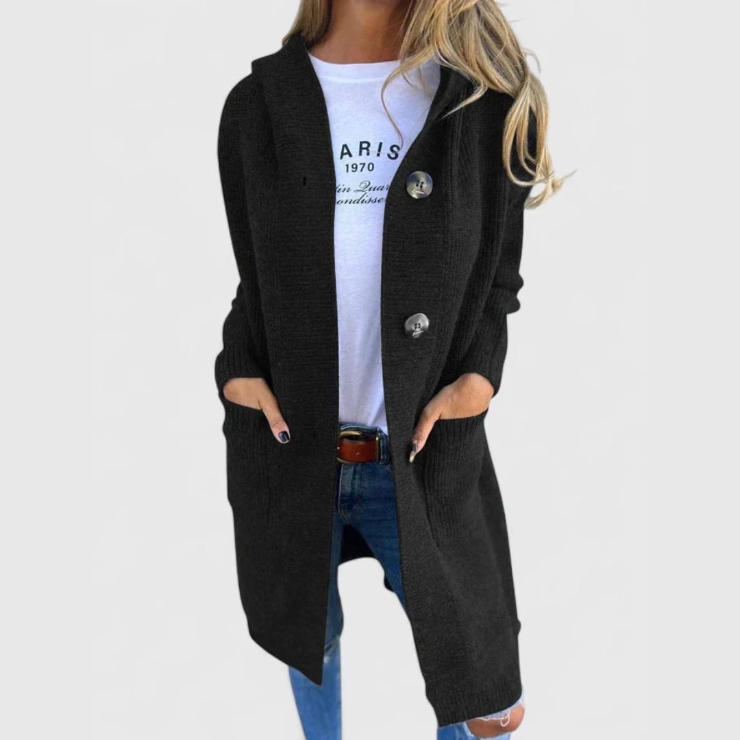 Sofronia Aldi™ Kardigan s kapucí na knoflíky