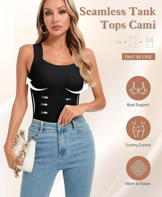 StretchWell™ Tvarující top s měkkou integrovanou podprsenkou