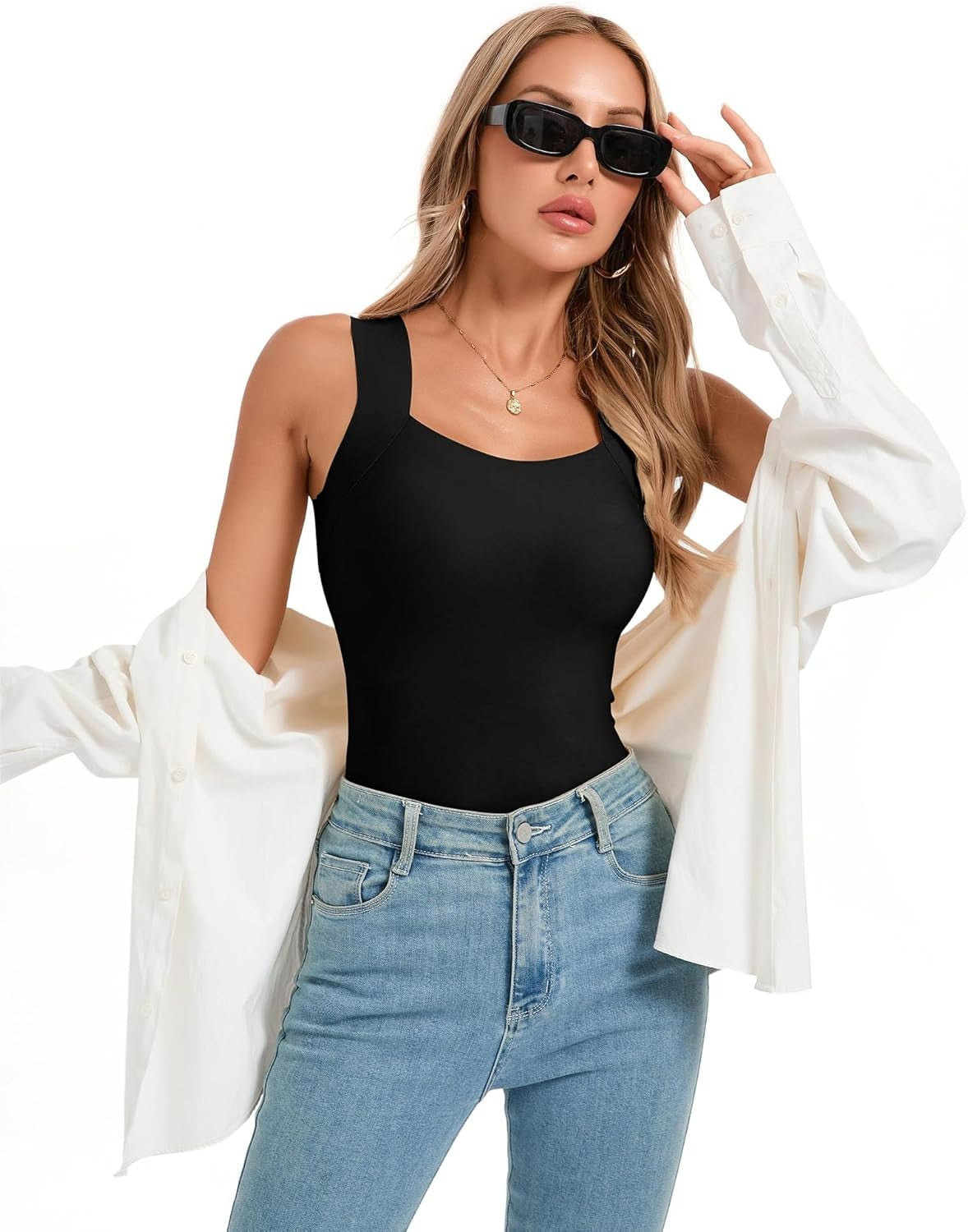 StretchWell™ Tvarující top s měkkou integrovanou podprsenkou