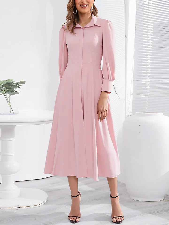 Tullia Cavallo™ Elegantní áčkové midi šaty