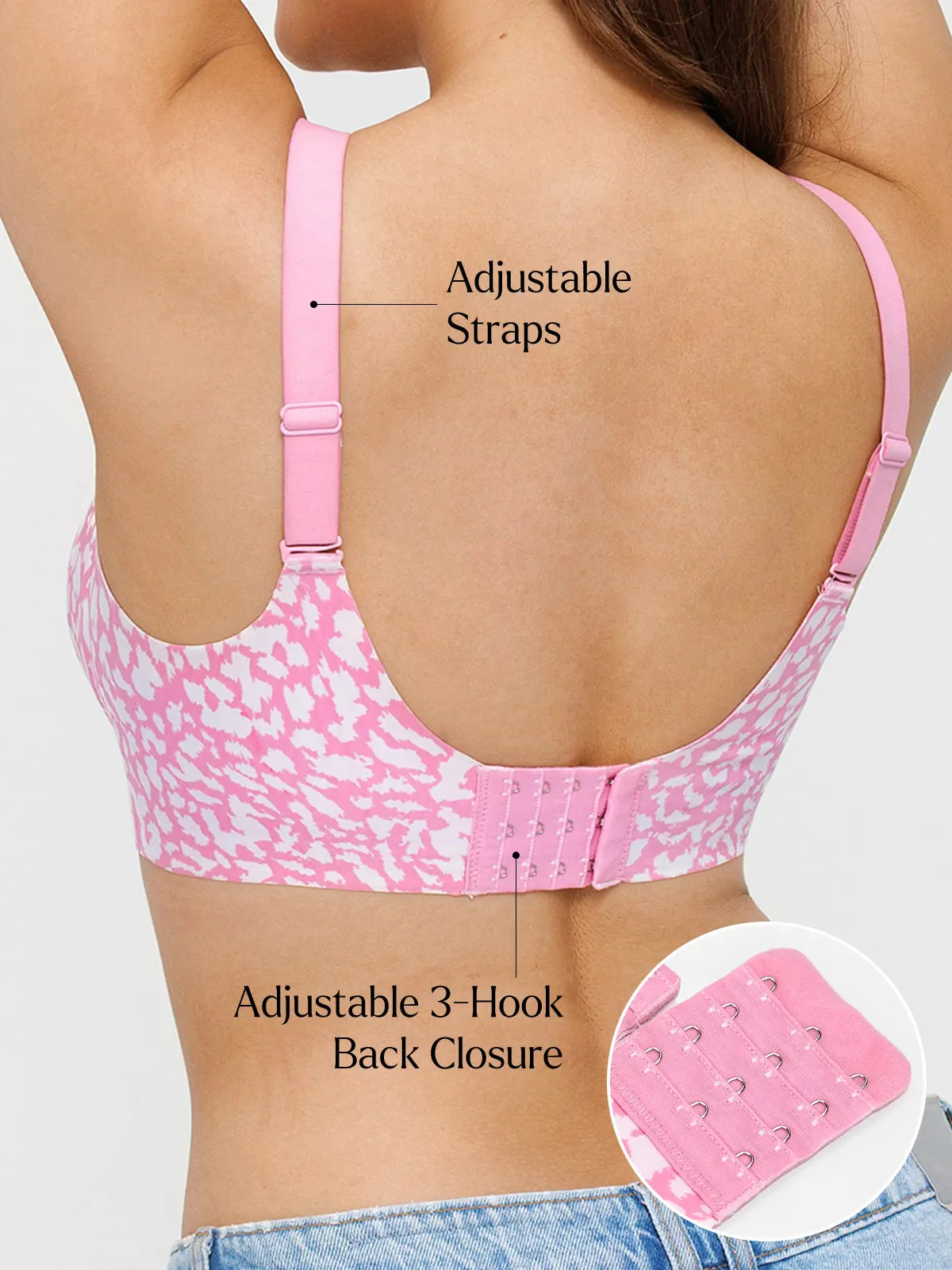 Velourette™ Bezešvá bralette podprsenka