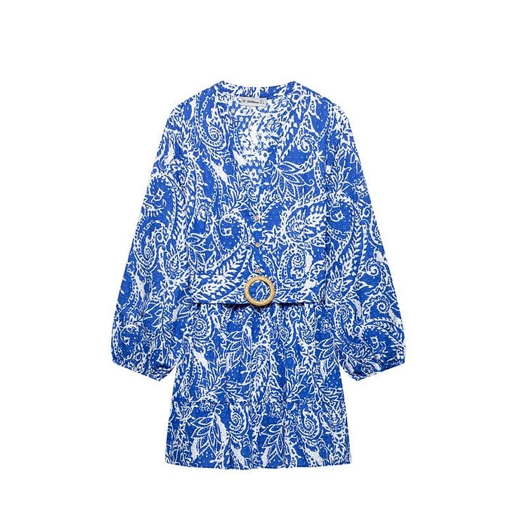 Venera Nesci™ Boho minišaty s páskem