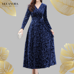 Vincenza™️ Elegantní sametové šaty