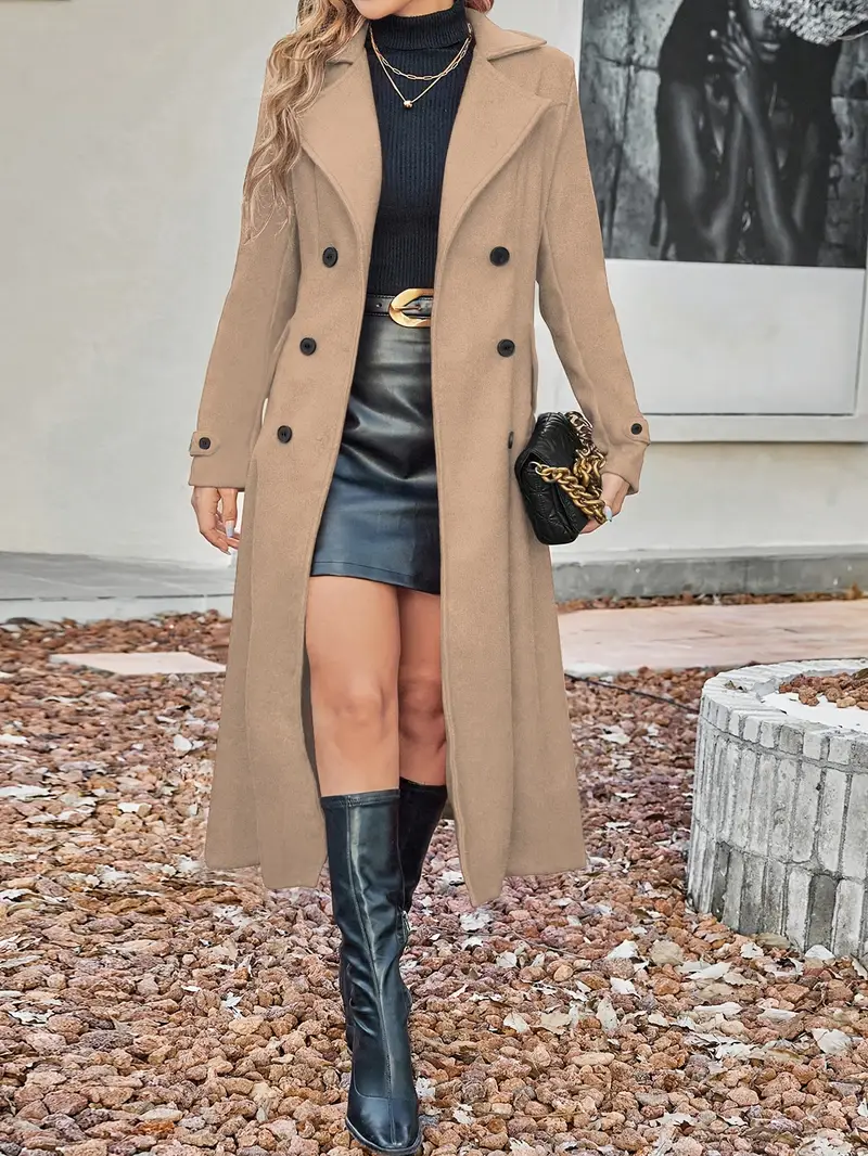 Vissia Cuccaro™ Dámský dlouhý teplý kabát