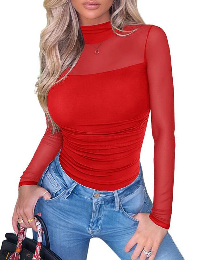 Zama Stabile™ Dámské body s dlouhým rukávem a rolákem