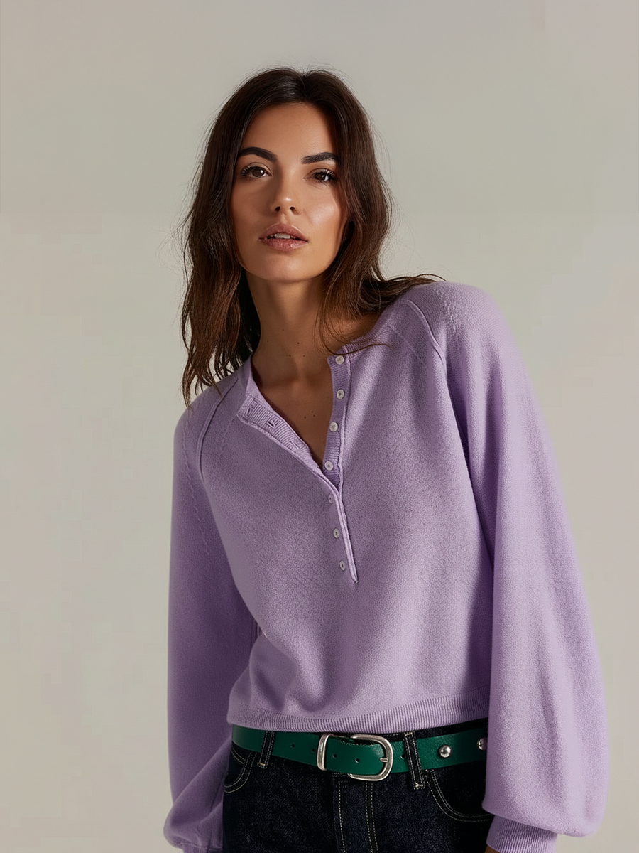 Zanita Michela™ Vintage svetr s kulatým výstřihem