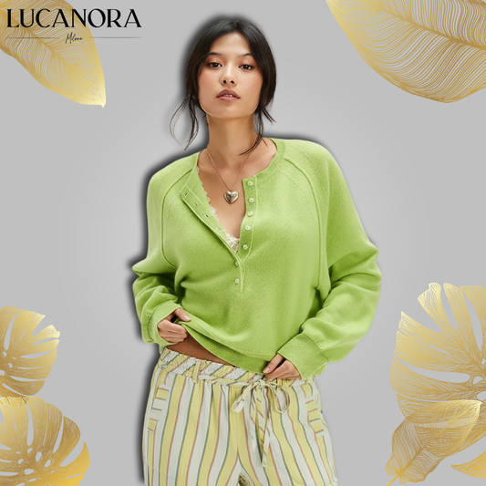 Zanita Michela™ Vintage svetr s kulatým výstřihem