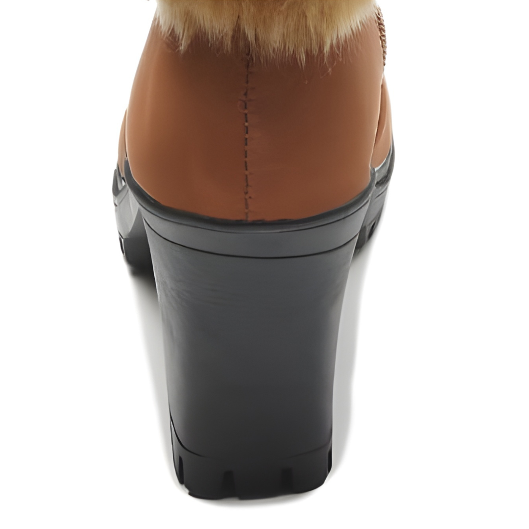 Zarina Riviello™ Elegantní zimní kozačky z umělé kožešiny