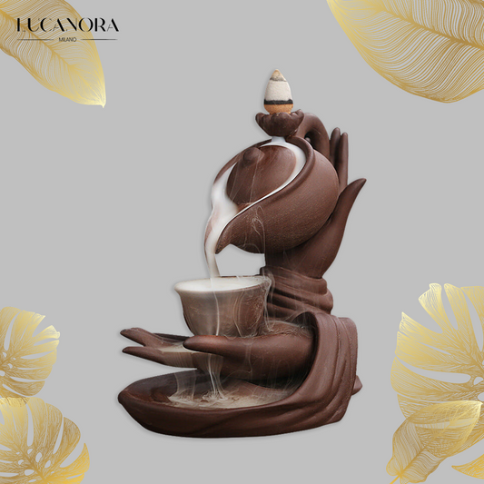 ZenFlow™ Ruční Konvička Buddha Aromaterapie