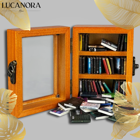 ZenShelf™ Mini dřevěná krabička na ukládání knih