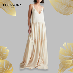 Zenobia Pinna™ Letní elegantní splývavé šaty
