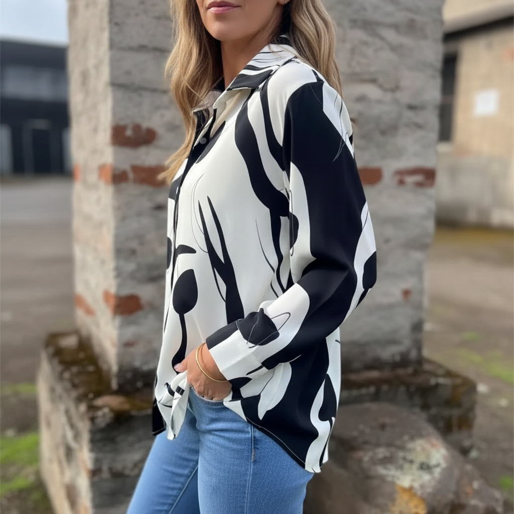 Agnese Abbondanza™ Prodyšná košile s volným střihem