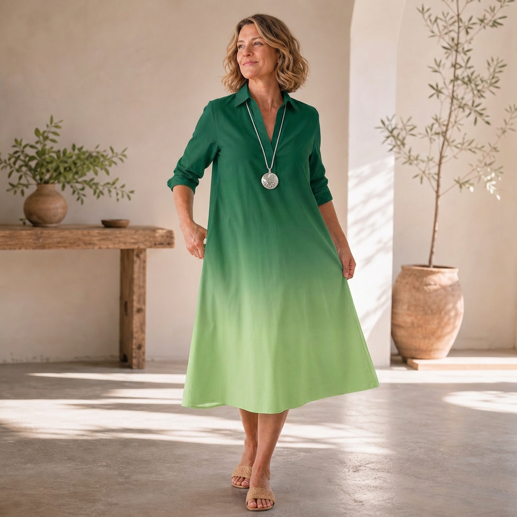 Agnese Lambruschini™ Elegantní midi šaty pro bezstarostný styl