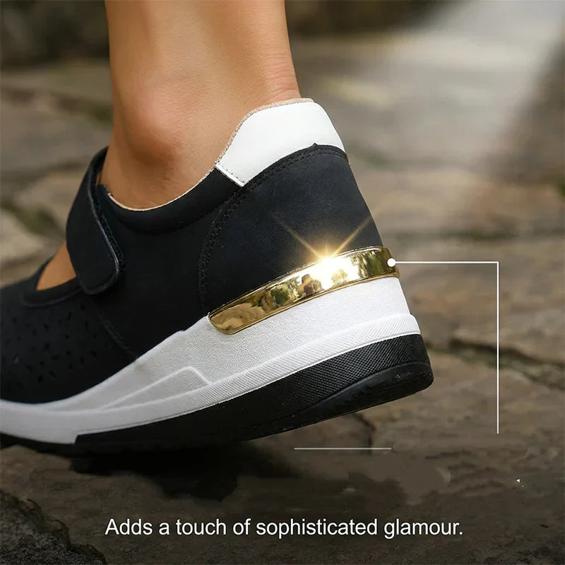 AiraStep™ Prodyšné platformové boty pro celodenní pohodlí
