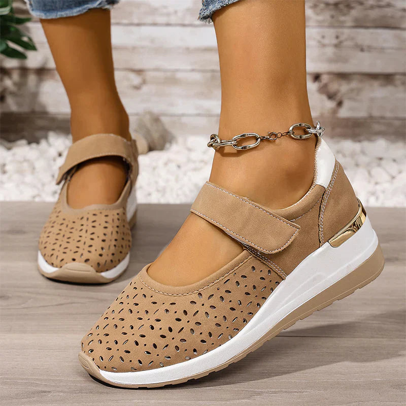 AiraStep™ Prodyšné platformové boty pro celodenní pohodlí