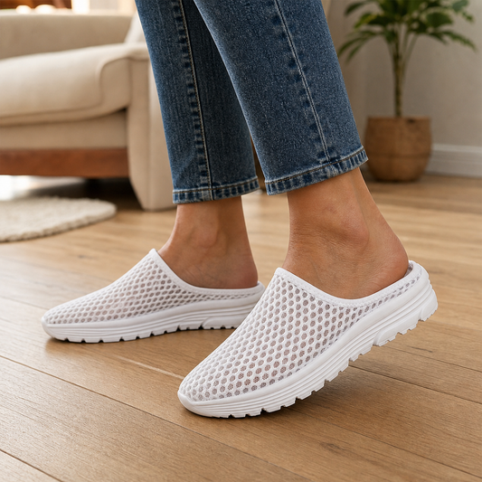 AiroStep™ Prodyšné pantofle pro příjemné osvěžení