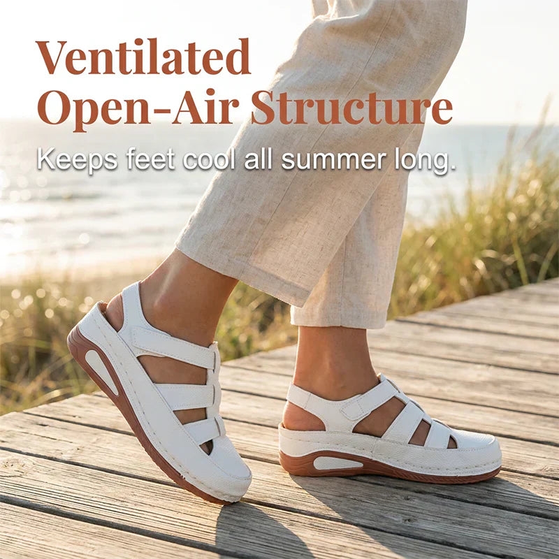 AiryStep™ Prodyšné klínové sandály pro celodenní pohodlí