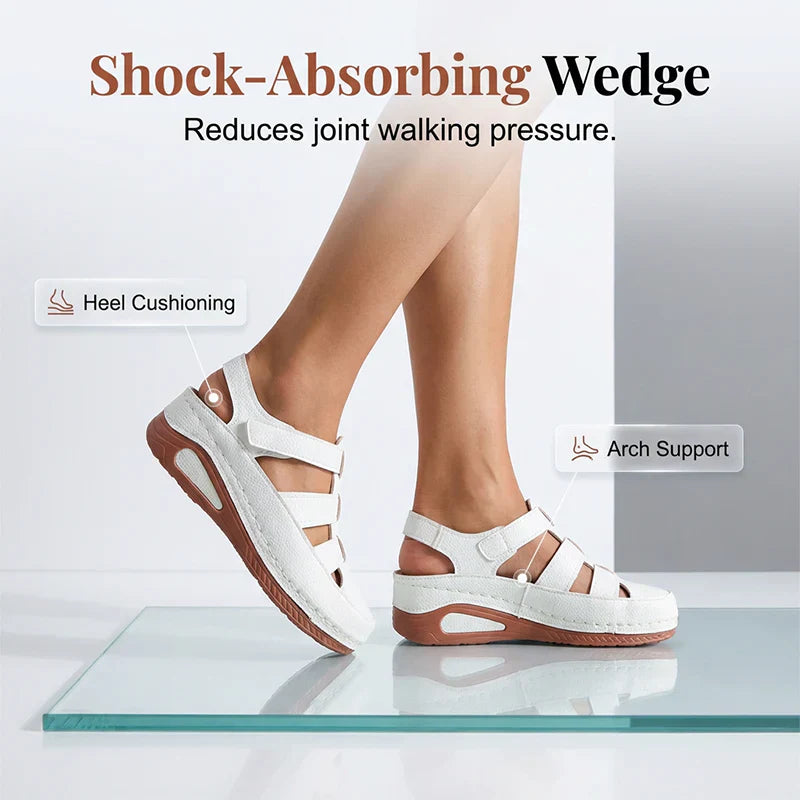 AiryStep™ Prodyšné klínové sandály pro celodenní pohodlí