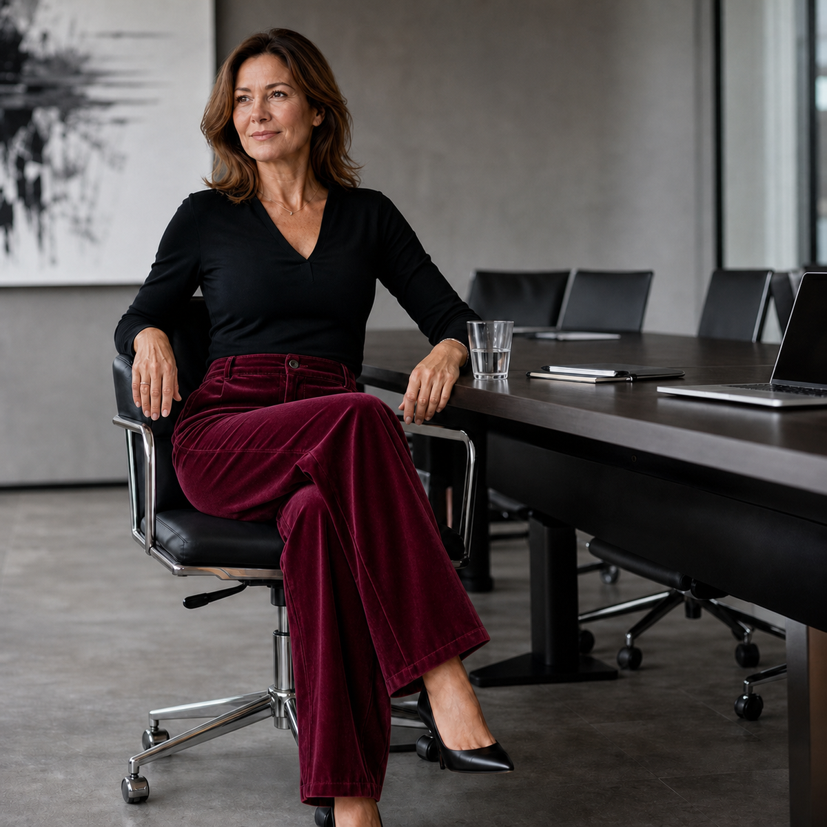 Alessandra Nicolosi™ Široké kalhoty s vysokým pasem pro elegantní každodenní styl