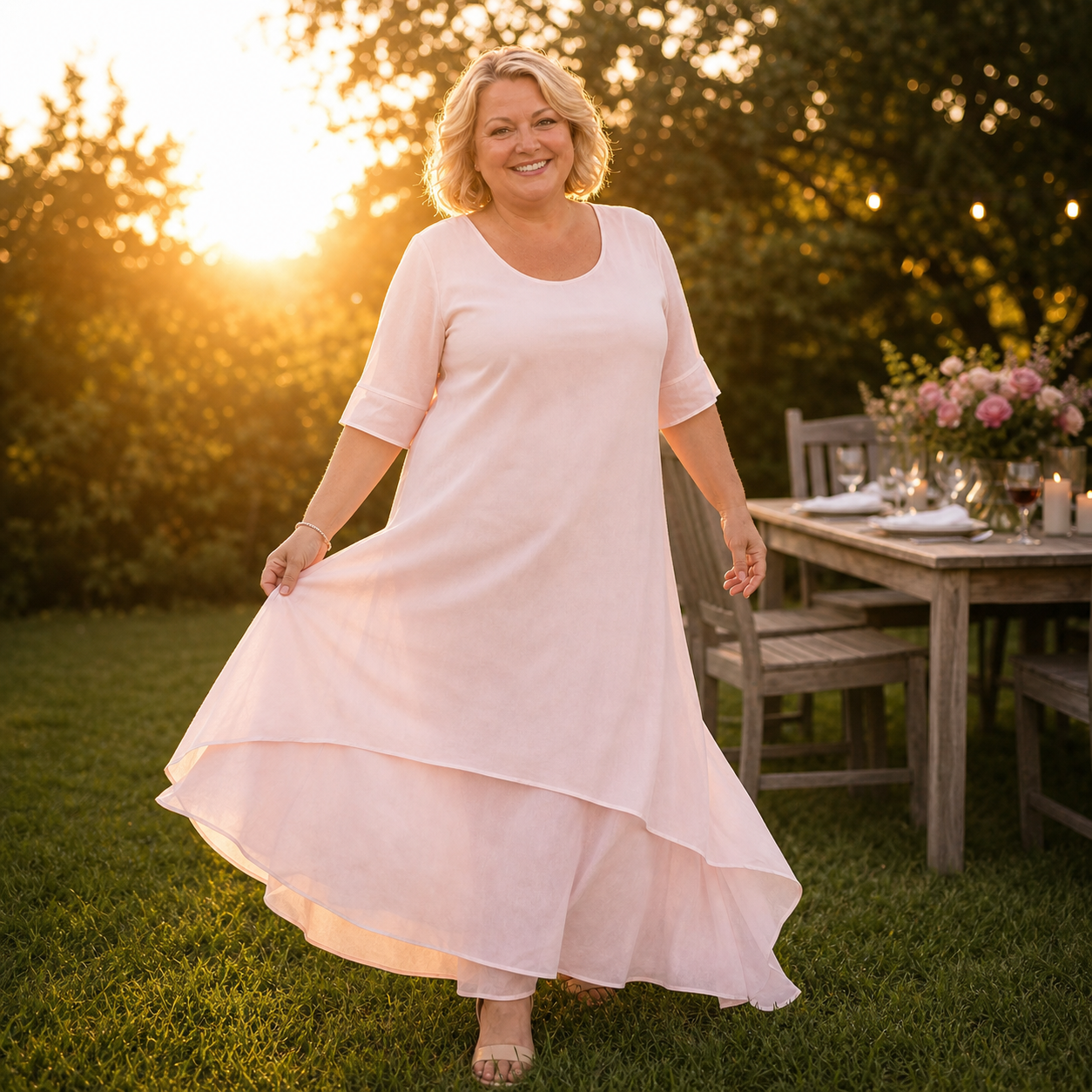 Antonia Lucania™ Vzdušné maxi šaty pro bezstarostnou letní eleganci
