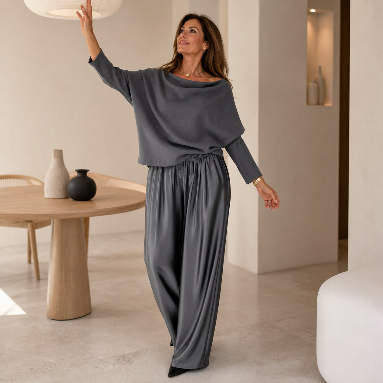 Benedetta Barchetti™ Vzdušná dvoudílná souprava pro bezstarostnou eleganci