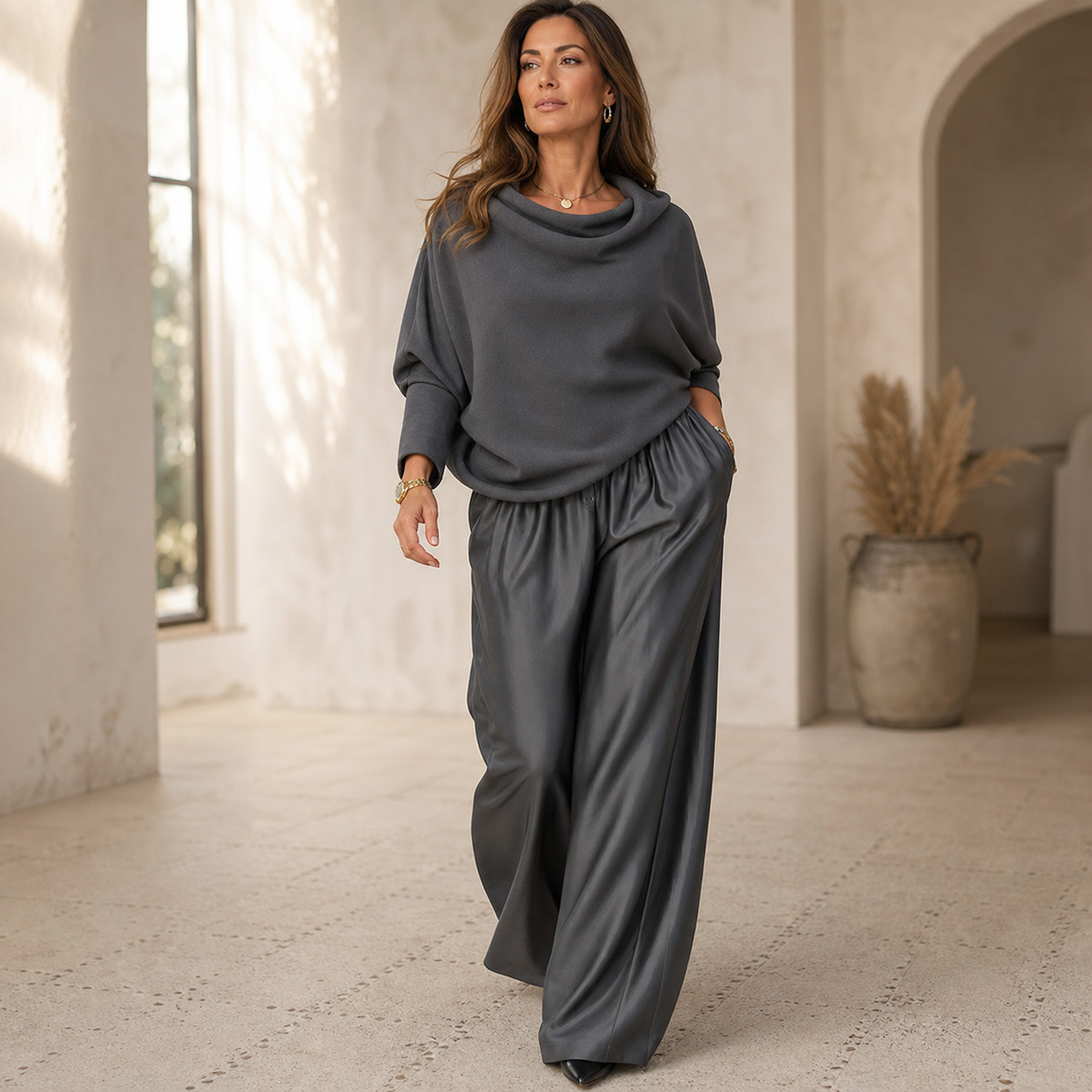 Benedetta Barchetti™ Vzdušná dvoudílná souprava pro bezstarostnou eleganci