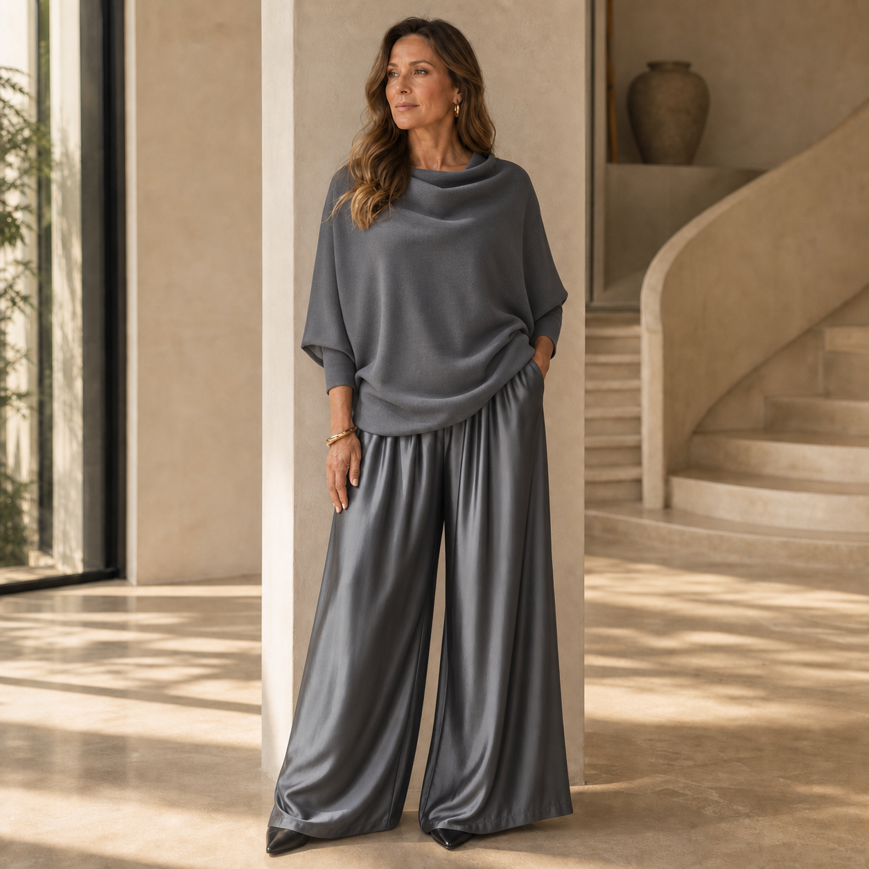 Benedetta Barchetti™ Vzdušná dvoudílná souprava pro bezstarostnou eleganci