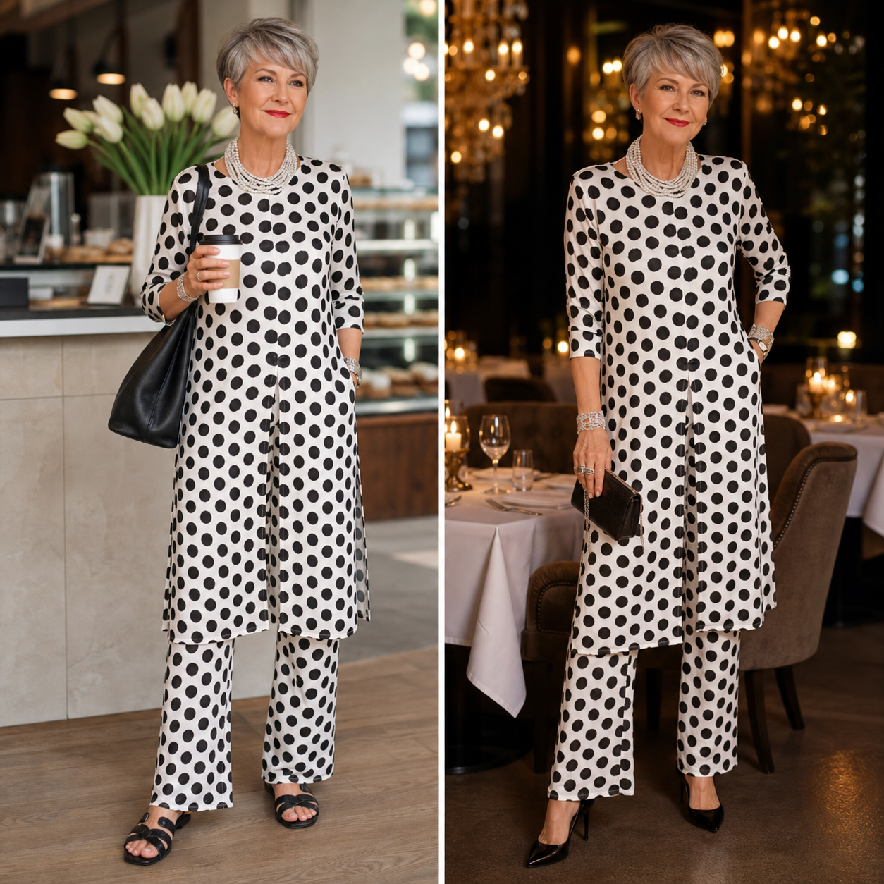 Benedetta Barletta™ Koordinovaný dvoudílný set pro bezstarostný styl