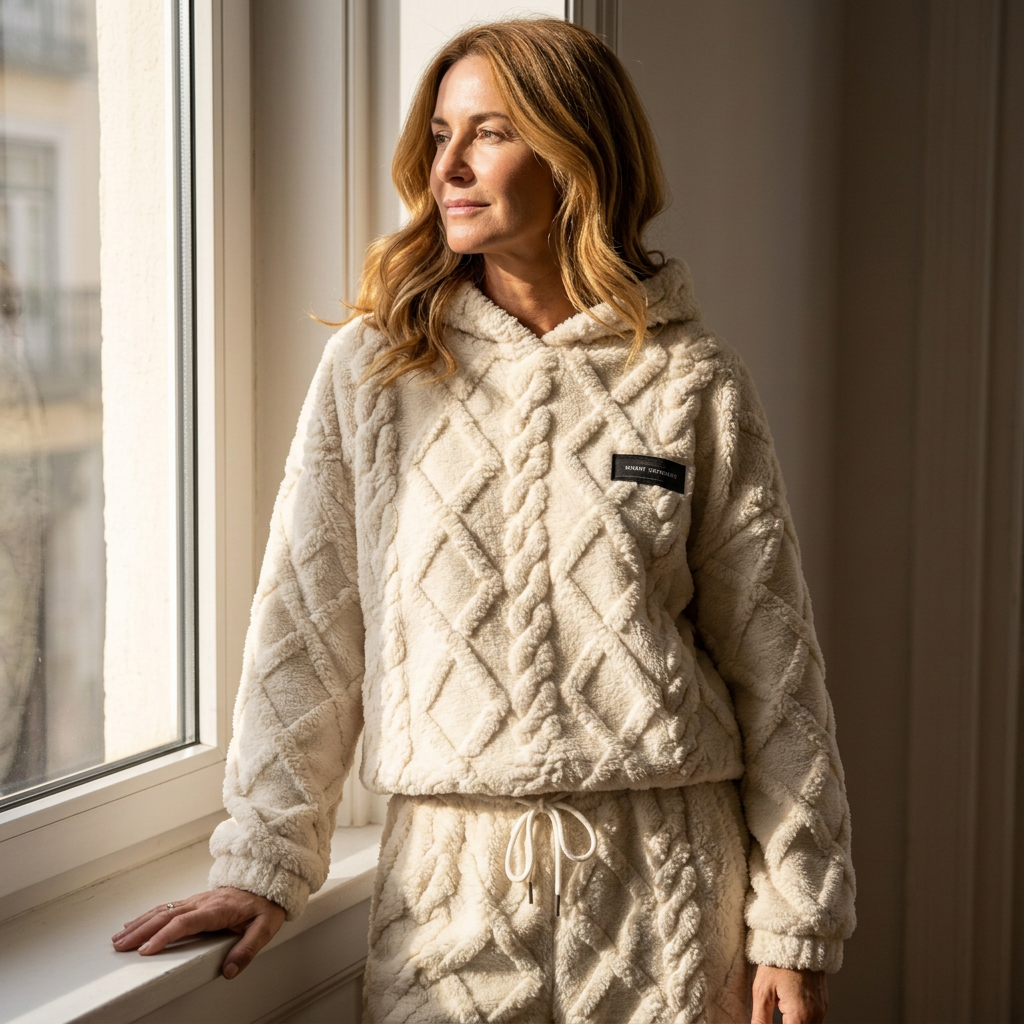 Berta Tarantino™ Pohodlná dvoudílná souprava na doma