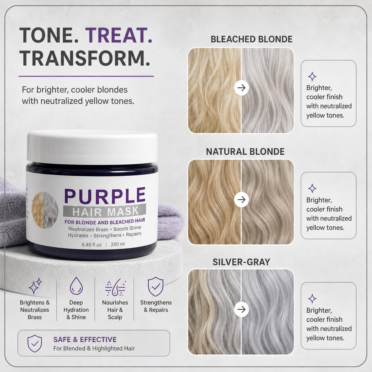 Blondané™ Tónovací maska pro blond vlasy bez nežádoucích teplých tónů