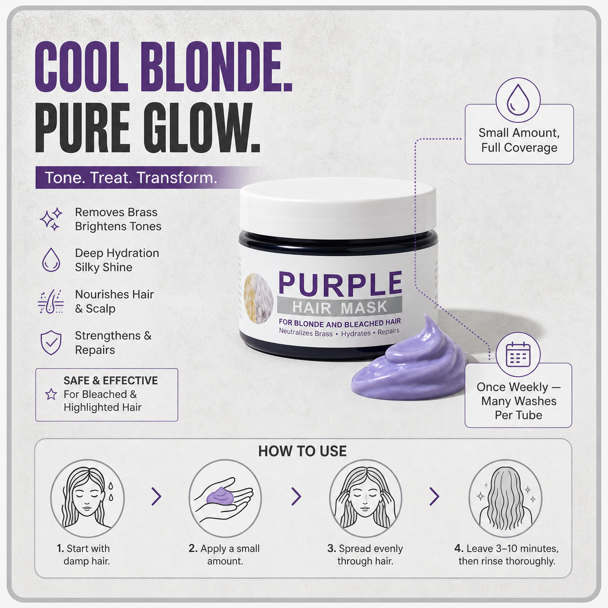 Blondané™ Tónovací maska pro blond vlasy bez nežádoucích teplých tónů