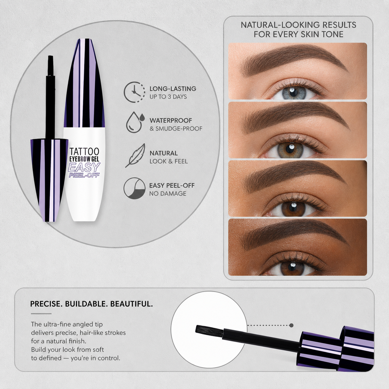 BrowPeel Pro™ Dlouhotrvající slupovací tint na obočí