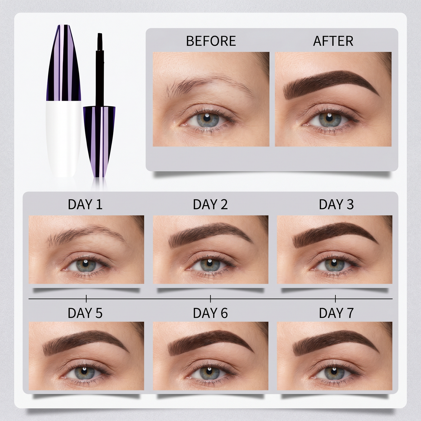 BrowPeel Pro™ Dlouhotrvající slupovací tint na obočí