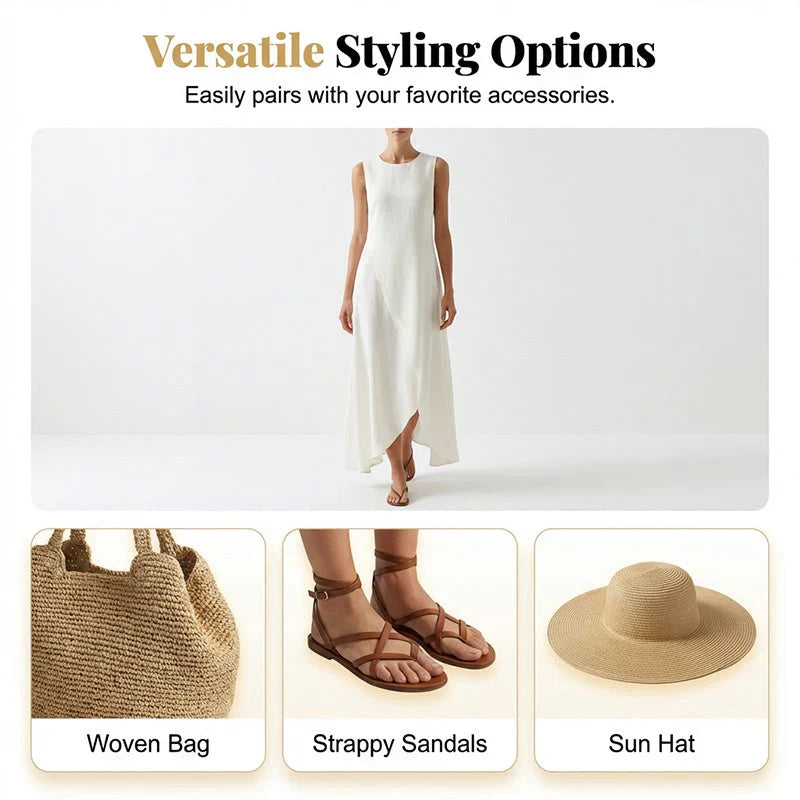 Brunella Trapanese™ Elegantní maxi šaty pro bezstarostný letní styl
