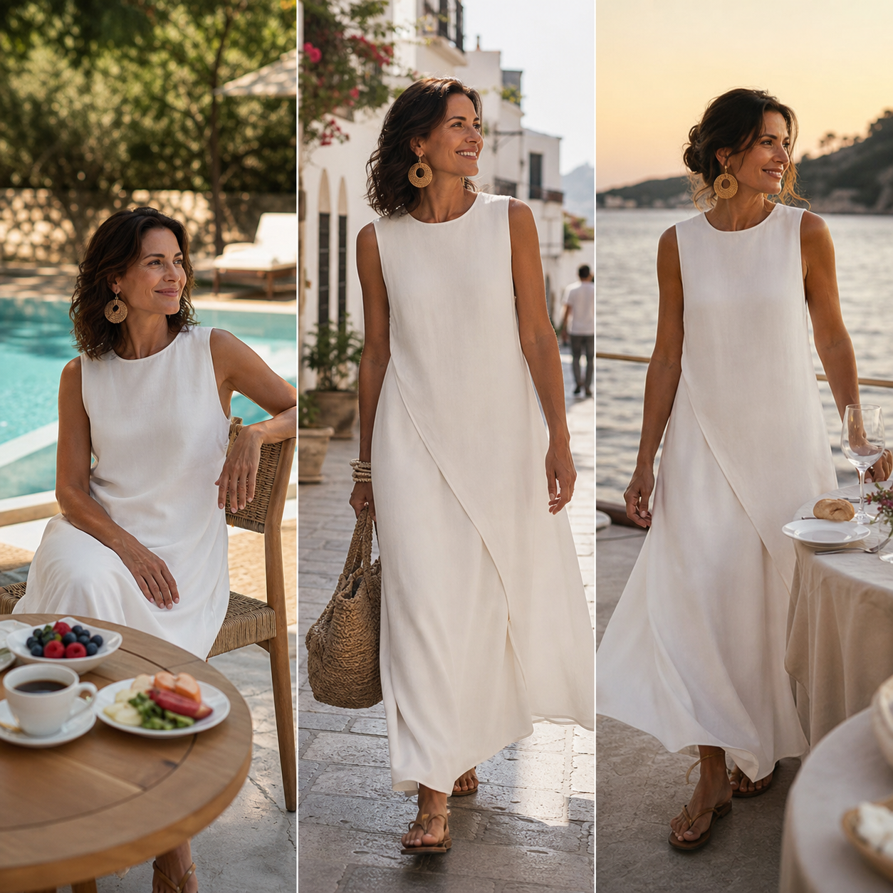 Brunella Trapanese™ Elegantní maxi šaty pro bezstarostný letní styl