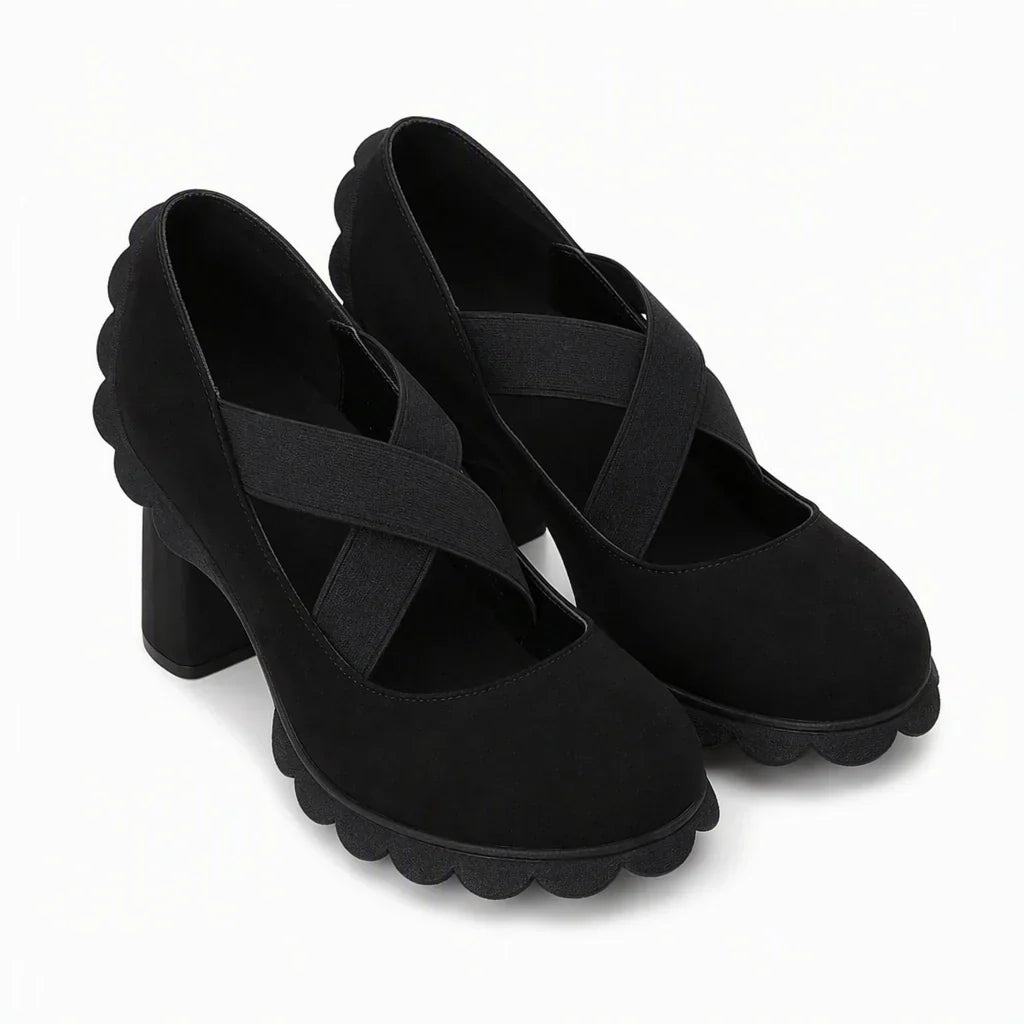Camelia Izzo™ Elegantní lodičky Mary Jane na platformě
