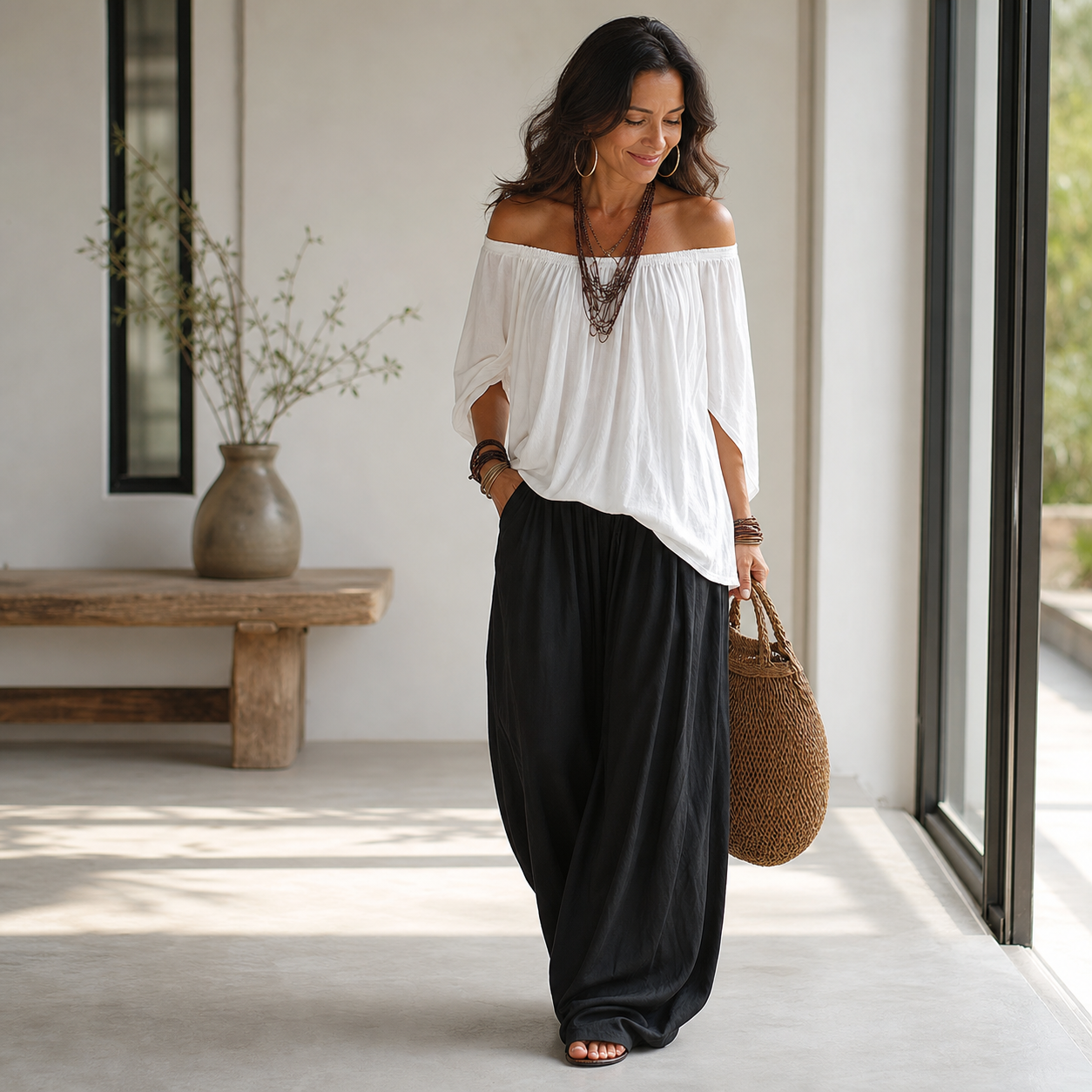 Camilla Ulivelli™ Elegantní set se spadlými rameny
