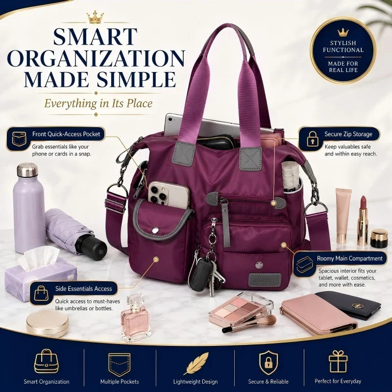 CarryLux™ Prostorná taška přes rameno pro snadnou organizaci každého dne