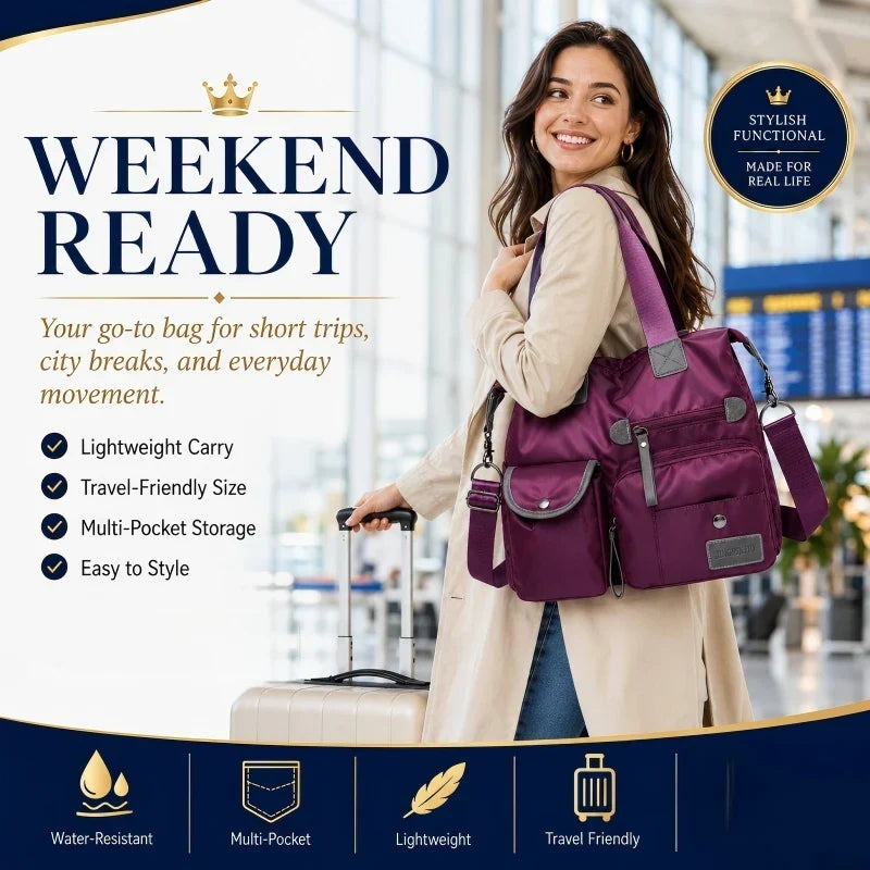 CarryLux™ Prostorná taška přes rameno pro snadnou organizaci každého dne