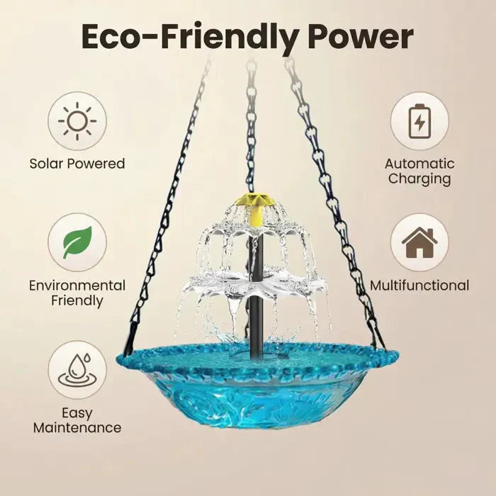Cascadelle™ Solární kaskádová fontána do ptačího koupaliště