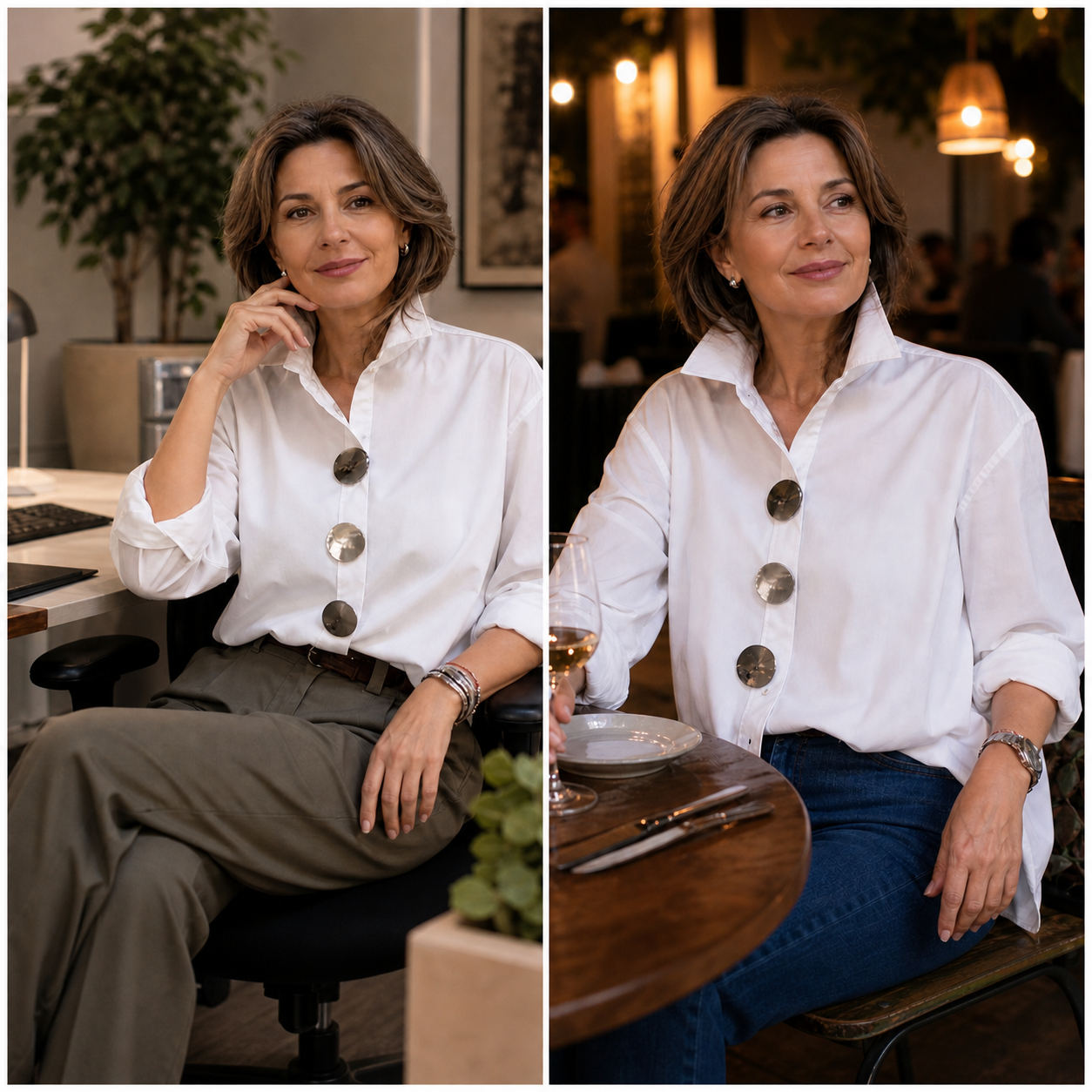 Cecilia Guidetti™ Všestranná košile pro snadné každodenní outfity