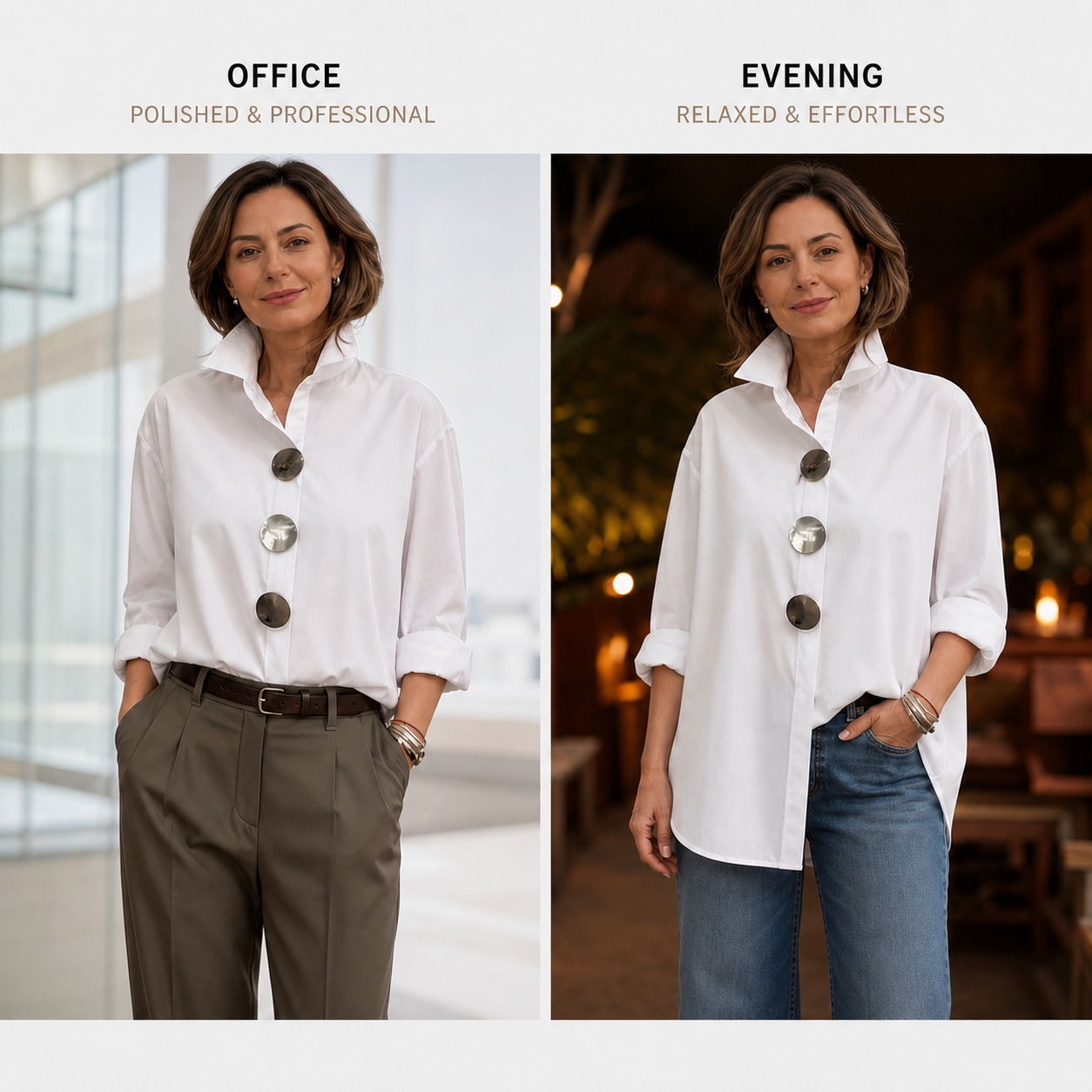 Cecilia Guidetti™ Všestranná košile pro snadné každodenní outfity