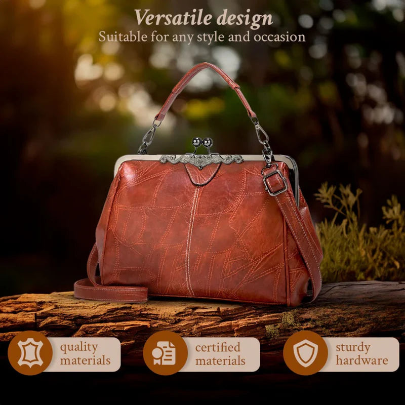 ClaspChic™ Elegantní kabelka s kovovým zapínáním