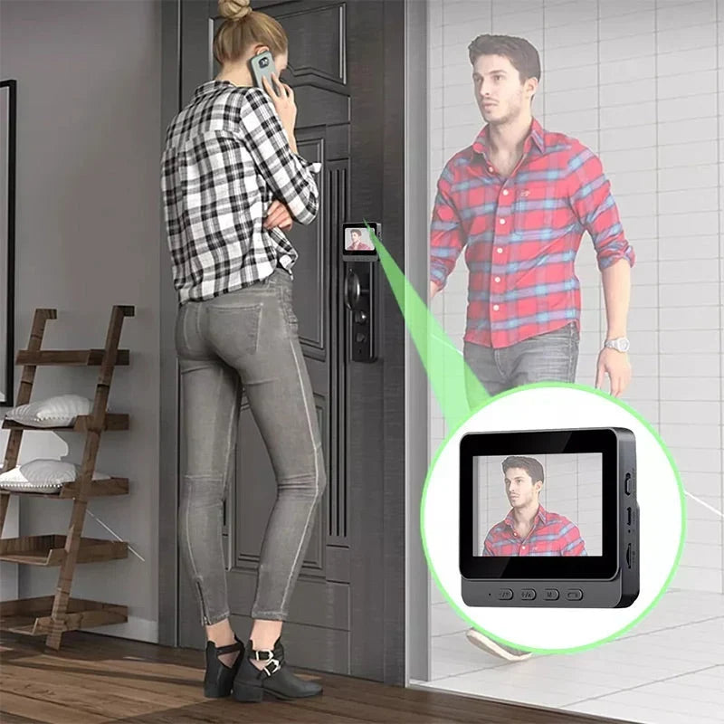 DoorView Pro™ Bezdrátový video zvonek pro bezpečnější otevírání dveří