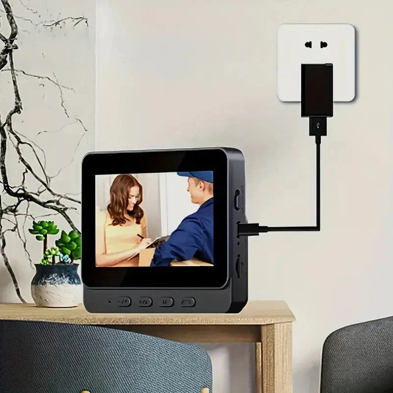 DoorView Pro™ Bezdrátový video zvonek pro bezpečnější otevírání dveří