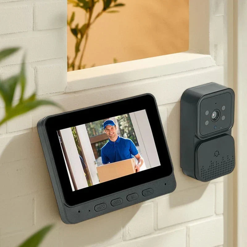 DoorView Pro Wireless Video Doorbell with Screen and Camera - main product view