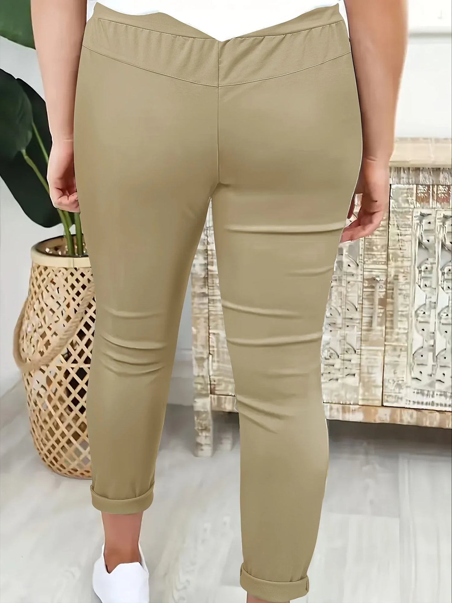 Edvige Alberti™ Elegantní strečové kalhoty pro celodenní pohodlí
