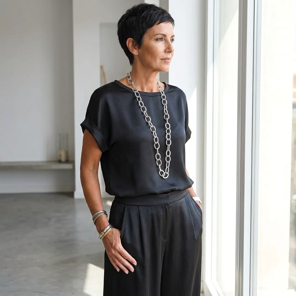 Eleonora Rinaldi™ elegantní saténová souprava